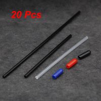 20PCS 90/150mm 2.4G Receiver Antenna Protection Tube with Cap Inner Dia 1.5mm Aerial Fixed Pipe for FPV Racing Drone Quadcopter Wires Leads Adapters