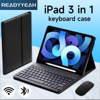 【DT】 hot  For iPad Case Pro 11 2018-2022 Air 4/5th Funda With Bluetooth Keyboard Mouse For iPad 9/10th Generation Case With Pen Tray Cover