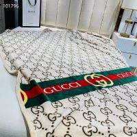 ผ้าห่ม ผ้าห่มนาโน5ฟุต ผ้าห่ม GUCCI ขนาด150*200cm ผ้าห่มแบรนด์เนม ชุดผ้าปูที่นอน รัดมุม ชุดที่นอน Fitted sheet คุณภาพดี เกรดAAA