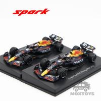 สปาร์ค1:64 F1 2022 Oracle RB RB18 NO.11 S.perez/ NO.1รถโมเดล Diecast สูงสุด