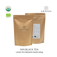 Araksa นิล ชาดำ ออร์แกนิค แบบบรรจุถุง 250 กรัม  Organic Black tea value pack 250g สำหรับ Hot/ Iced tea, Kombucha, Cold brew &amp; etc