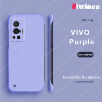 NIWINEE สำหรับ VIVO X70 5G /Vivo X70 Pro 5G /Vivo X80 5G /Vivo X80 Pro 5G X90 5G X90 Pro 5G เคสโทรศัพท์ฝาหลังบางเฉียบยากสีไร้ขอบ