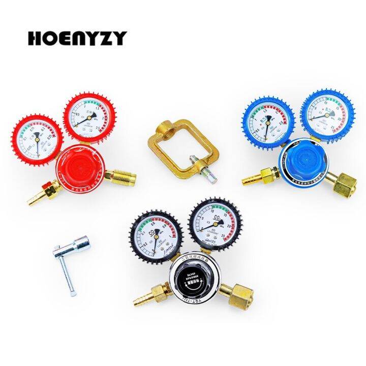 Oxygenpropaneacetylenenitrogen Pressure Regulator Mig Flow Meter