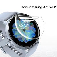 2pcs Ultra-thin Protective Film for Samsung Galaxy Watch Active 2 40mm 44mm Anti-Bubble Soft 3D Edge Screen Protector Cover