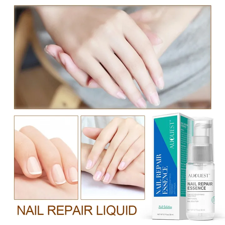 AuQuest Nail Repair Essence ธรรมชาติที่มีประสิทธิภาพ AntiFungal เล็บ