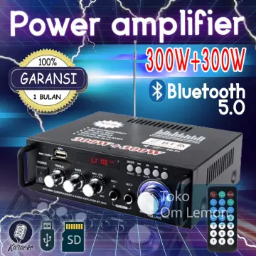 Jual Bluetooth EQ Audio Amplifier Karaoke Home Theater FM Radio