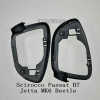 Glossy Black Side Mirror Housing Frame Trim for VW Golf 7 MK7 7.5 GTI Passat CC B7 B8 Arteon Jetta MK6 Scirocco GTD R holder