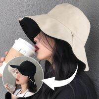 【YD】 Double-sided Hats Fashion Big Brim Hat Outdoor Beach Caps Cap for