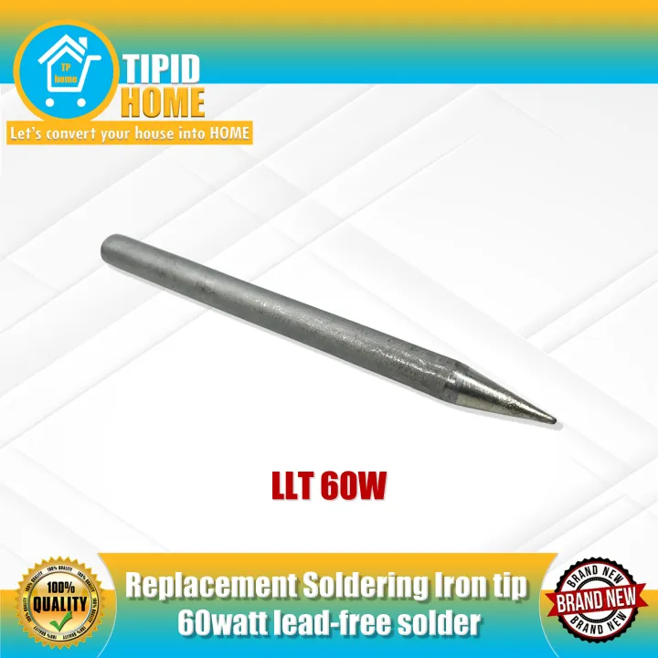 thumbnail image 2 of Uxcell 4.5mm X 68mm Lead-free Soldering Iron Tip Replacement Solder Conical Tip 40W Black 2pcs 2 of 11