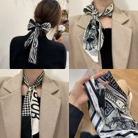 【YF】 2023 New Long Hair Bows Scarf Headscarf Multifunctional Bow Tie Accessories for Women Bandana Foe Elastic