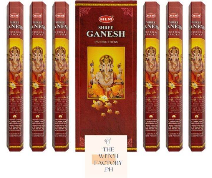HEM Shree Ganesh incense (20 sticks) Made in India Lazada PH