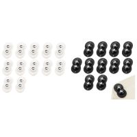 12Pcs Mini Self Adhesive Swivel Caster Wheels Casters Double Bead Universal Wheel For Furniture Box Mini Roller Furniture Protectors  Replacement Part