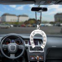 【Hot-Selling】 จี้รถ Lucky Horseshoe Magnet Home กระจกมองหลังตกแต่งแขวน Charms Auto Decor Cars Accessories