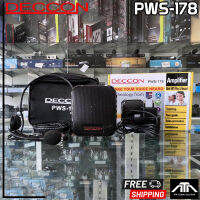 Deccon PWS178 PWS-178 USB Bluetooth ตู้ลำโพงอเนกประสงค์ ตู้ลำโพงอัดเสียง ตู้คาดเอว ตู้ลำโพงพร้อมไมค์ ไมค์ครอบหู