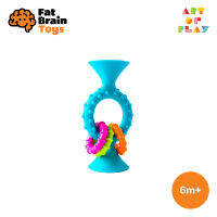 pipSquigz Loops (Teal) - ของเล่นสำหรับหนูน้อยที่เป็นได้ทั้ง teething toy และ sensory toy มี 2 สี 2 แบบให้เลือก เหมาะสำหรับเด็กอายุ 6 เดือนขึ้นไป