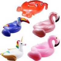 【lz】۩❈ஐ  Unicórnio e flamingo inflável natação anel para o bebê flutuador da piscina brinquedos para crianças assento de água festa na praia verão