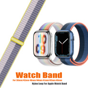 Dây Đeo Màu Mới Cho Apple Watch Dây Đeo Nylon Siêu 49Mm 45Mm 41Mm Dây Đeo