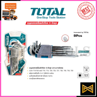 TOTAL กุญแจหกเหลี่ยมหัวท๊อค 9PCS รุ่น THT-106392