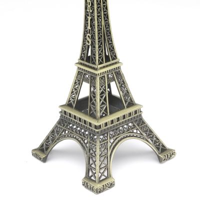 Tour Souvenir Vintage Eiffel Tower Paris France Metal Model good !