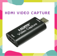 [ส่งจากไทย] Audio Video Capture Cards HDMI to USB 2.0 1080P 4K Record Via DSLR Camcorder Action Cam for High Definition