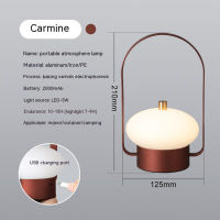 ไฟ Led ตั้งแคมป์สร้างบรรยากาศแบบพกพาชาร์จไฟได้ไฟอ่านหนังสือ Pelindung Mata หลอดไฟ Led ตั้งโต๊ะ