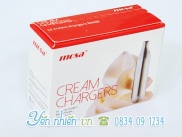 Gas N2O Mosa Cream Charge - Gas làm kem N2O Mosa hộp 10 viên