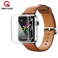 【☸2023 New☸】 getongwei Gertong นาฬิกาพีซีปกแข็งเต็มรูปแบบรุ่นเคสสำหรับ Apple Watch 3 2 42มม. 38มม. เคสใสรอบด้านสำหรับแอปเปิ้ล