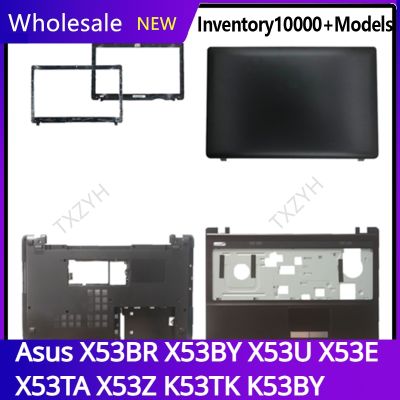 For Asus X53BR X53BY X53U X53E X53TA X53Z K53TK K53BY LCD back cover Front Bezel Hinges Palmrest Bottom Case A B C D Shell