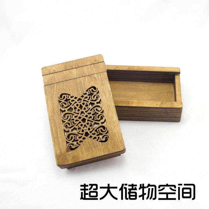 Puzzle box wooden puzzle mechanism unbuckle the ring Kongmingsuo magic