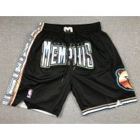 nba Memphis Grizzlies black city edition pockets 2023 basketball shorts