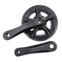 1 Set Bike Crank Set 32T Folding Electric Bicycle Crank Set Aluminum Alloy 127MM Cover Bike Accessories