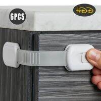 Child Safety Strap Locks (6 Pack) Baby Locks for Cabinets and Drawers Toilet Fridge. 3M Adhesive Pads. Easy Installation