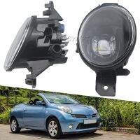 ไฟหน้ารถไฟตัดหมอกตัดหมอกเลนส์ LED 12V สำหรับ Nissan March Micra C + C (K12) เปิดประทุน2005-2015