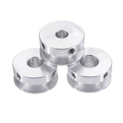 30mm Aluminum Alloy Single Groove 4-16mm Pulley Fixed Bore Pulley Wheel for Motor Shaft 6mm Belt Replacement Parts