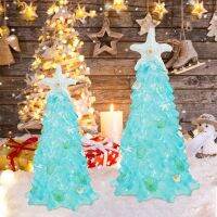 Beautiful Sea Christmas Tree Crystal Ocean Christmas Tree Beach Resin and Unique Christmas Party Decor