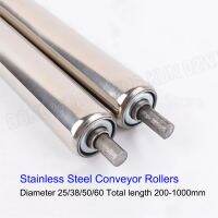 Stainless Steel Conveyor Rollers Diameter 25/38 Total Length 100-1200mm Non-powered Rollers Conveyor Lines Rollers Accessories