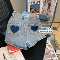 【CC】 Jeans Shorts Woman Bottoms Loose Wide Leg Womens Waisted Denim Trend Hot Pants