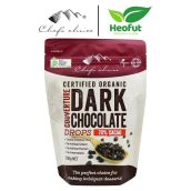 Socola đen nguyên chất Chefs Choice sô cô la đen chip organic nhập khẩu úc nguyên liệu làm bánh dark chocolate