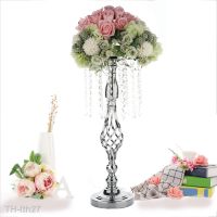 2023✗◄ 52cm Tall Candles Holder Table Candlesticks Road Lead Flowers for Wedding