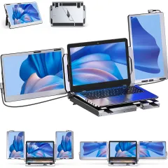 OFIYAA P2 12'' Triple Portable Monitor Laptop Monitor Extender