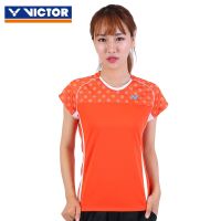 เสื้อยืดแขนสั้นผู้หญิง,ชุดกีฬาแบดมินตัน Victor Victory 6129กีฬา