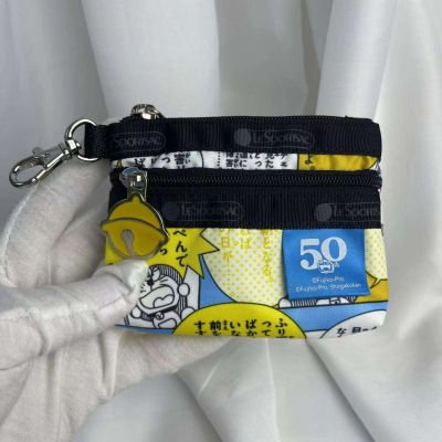 FM Lesportsac Mini Hook Bag กระเป๋าลิปสติก กระเป๋ากุญแจการ์ตูน กระเป๋าเอกสาร กระเป๋าใส่เหรียญ กระเป๋าหูฟัง 3394