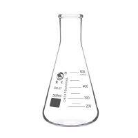 [Fast delivery]Original Shu Niu high borosilicate glass conical flask with silicone plug thickened laboratory high temperature resistant triangular cork