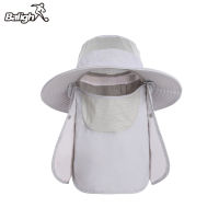 Balight Summer Sun Hats For Men Large Bucket Hat Foldable Breathable Anti UV Sun-proof Hiking Fishing Male Designer Hat Cap