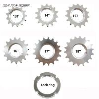 ✲ 13T/14T/15T/16T/17T/18T Fixed Gear One Speed Bicycle Wheel Cogs Sprocket amp; Lockring For Fixie Track Bike Hub