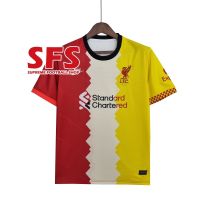 shot goods 【SFS】Top Quality 21-22 Liverpool Jersey Football Soccer Jersey Jersi Tricolor Sports Jerseys Loose Fans Version S-2XL