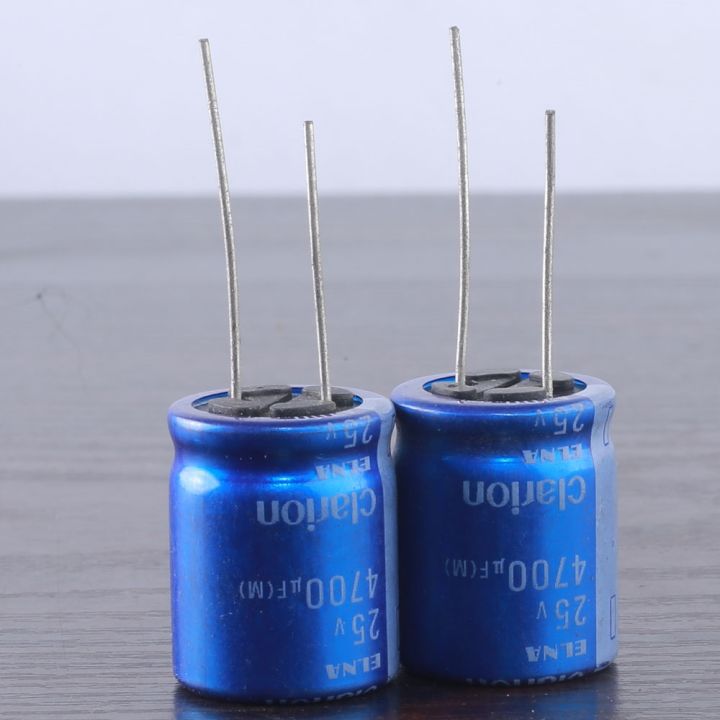 2pcs-elna-clarion-4700uf-25v-4700mfd-audio-electrolytic-capacitor-18x20mm-105