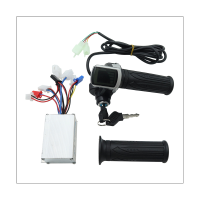 24V 250W Electric Scooter Brushed Controller Motor+Throttle Twist Grip Kit for Bicycle