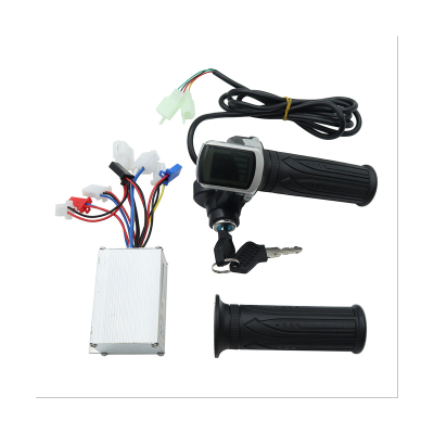 24V 250W Electric Scooter Brushed Controller Motor+Throttle Twist Grip Kit for Electric Scooter Bicycle