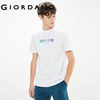 Giordano ผู้ชายเสื้อยืด-Tech เย็น Crewneck